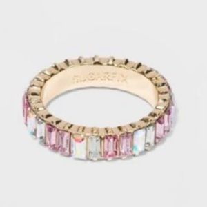 Sugarfix by Baublebar Baguette Iridescent Crystal Statement Ring